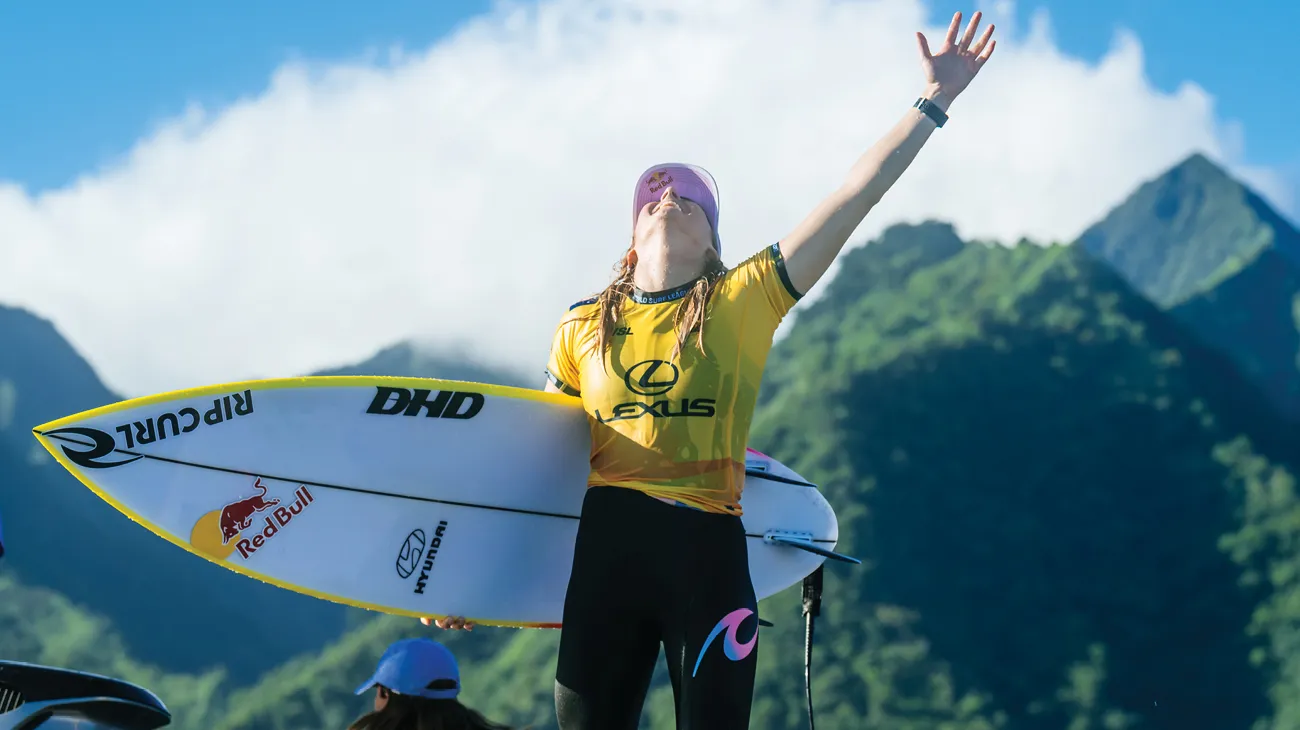 Jack Robinson and Molly Picklum Win 2025 WSL Lexus Tahiti Pro